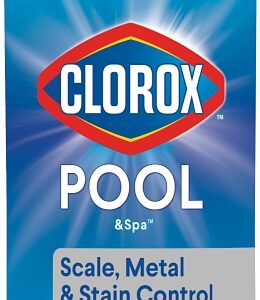 Clorox POOL & Spa 50033CLX Scale, 32 oz, Liquid, Slight, Light Amber