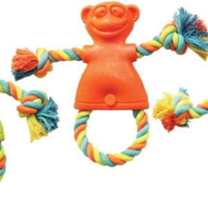 Chomper WB15502 Dog Toy, L, Monkey, Thermoplastic Rubber