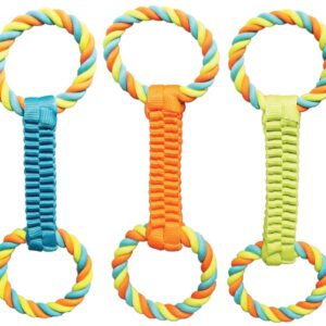 Chomper WB15526 Dog Toy, Ballistic Weave and Rope Tug, Nylon