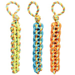 Chomper WB15530 Dog Toy, Braided Rope, Thermoplastic Rubber