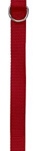 Boss Pet PDQ 2971601 Dog Collar, 16 in L Collar, 3/4 in W Collar, Nylon, Red