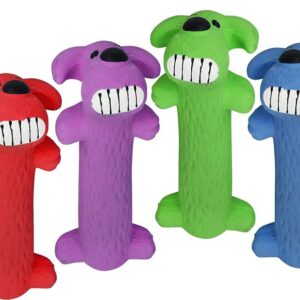 multipet Loofa 61035 Dog Toy, Plush Toy, Latex, Assorted