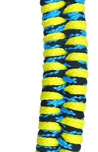 Pet Park Blvd US2048 19 Dog Toy, Twisted Tug with Tennis Ball Toy, Paracord, Blue