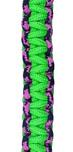 Pet Park Blvd US2056 43 Rope Toy, Double Ball Paracord, Woven, Green