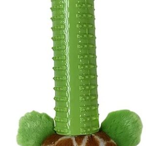 Pet Park Blvd US2207 11 Dog Toy, L in, Sillies Giraffe, Brown/Green