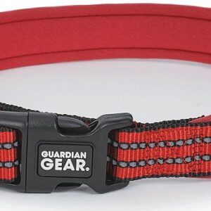 Guardian Gear ZA0006 24 83 Dog Collar, O-Ring Link, 24 to 83 in L Collar, Nylon, True Red