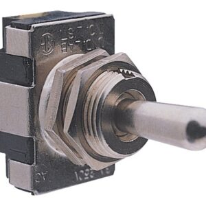 Calterm 41730 Toggle Switch, 15 A, 12 VDC, Screw Terminal, Black