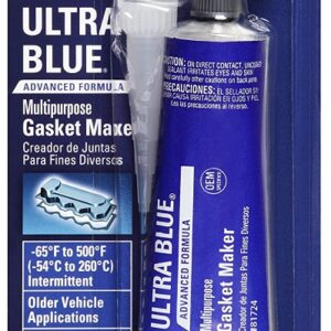Permatex 81724 Gasket Maker, Blue, 3.35 oz Tube, Paste, Mild
