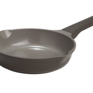 Ecolution Aria Series EH11567-AS Fry Pan, 8 in Dia, Aluminum Pan, Charcoal Pan, Comfort-Grip, Soft Touch Handle