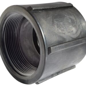 Green Leaf CPLG200 Heavy-Duty Pipe Coupling, 2 in, FNPT, Polypropylene, Black, SCH 80 Schedule, 150 psi Pressure