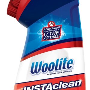 Bissell Woolite INSTAclean 1740 Pet Stain Remover with Brush Head, Liquid, Fresh, 18 fl-oz