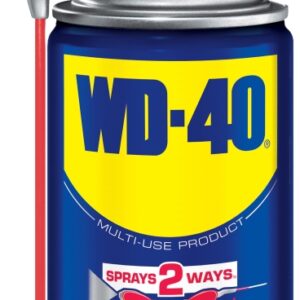 WD-40 SMART STRAW 490026 Lubricant, Multi-Purpose, Petroleum Base, Light Amber, 8 oz Aerosol Can, Liquid