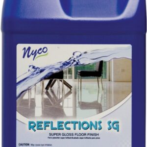 nyco NL90422-900104 Floor Polish, 128 oz, White, Liquid