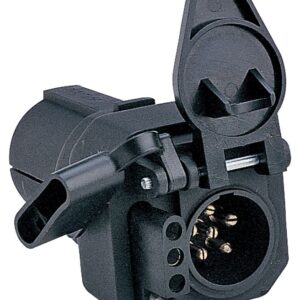 Hopkins Multi-Tow 47565 Trailer Adapter, 6-Pole, Plastic Housing Material, Black