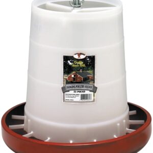 Little Giant PHF22 Poultry Feeder, 22 lb Capacity, Plastic