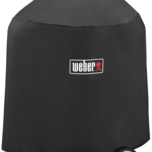 Weber 7150 Grill Cover, 30 in W, 30 in H, Polyester, Black