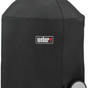 Weber 7153 Grill Cover, 33 in W, 39 in H, Polyester, Black