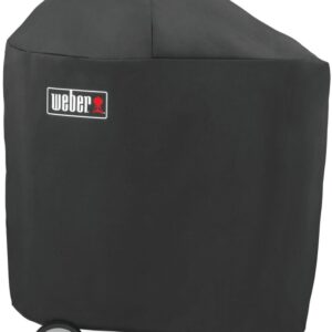 Weber 7151 Grill Cover, 25 in W, 40 in H, Polyester, Black