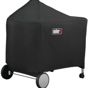 Weber 7152 Grill Cover, 51 in W, 36 in H, Polyester, Black