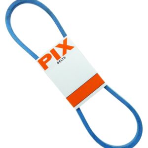 PIX A28K Fractional Horsepower V-Belt, 30 in Outside Circumference, 1/2 in W, 9/32 in Thick, Blue