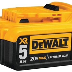 DEWALT DCB205 Battery Pack, 20 V Battery, 5 Ah