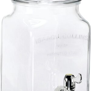 Anchor Hocking 93474 Beverage Dispenser, 1.5 gal Capacity, Glass Container, Clear