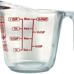 Anchor Hocking 551750L13 Measuring Cup, Glass, Clear