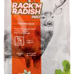 Evolved Rack'M Radish Pro Series EVO81003 Food Plot Seed, Sweet Flavor, 2 lb