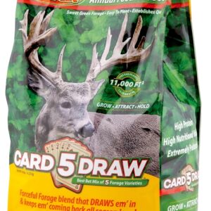 Evolved 5 Card Draw EVO73028 Food Plot Seed, Sweet Flavor, 10 lb