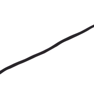 ProSource FH92106-5 Stretch Cord, 17 mm Dia, 40 in L, Polypropylene, Black, Hook End