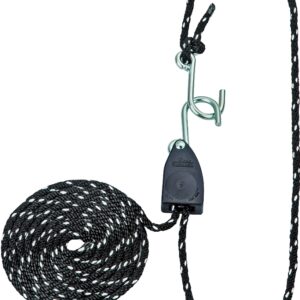 ProSource 10050-OI Rope Ratchet, Polypropylene/Steel, Black/White