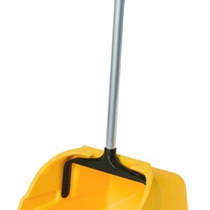 Simple Spaces 8497 Jumbo Lobby Dustpan, 23 in L, 12 in W, Metal/Plastic/Polypropylene