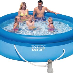 Intex Easy Set 28121EH Pool Set, 1018 gal, Vinyl