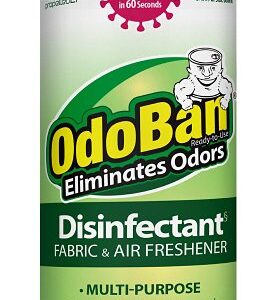 Odoban 910001-14A6 Odor Eliminator and Disinfectant, Eucalyptus, 14 oz Aerosol Can, Liquid, Clear