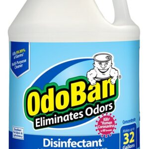 Odoban 911701-G4 Multi-Purpose Concentrate, 1 gal, Liquid, Linen Alcohol, Clear/Pale Yellow