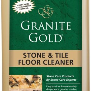 Granite Gold GG0035 Floor Cleaner, 32 oz, Bottle, Liquid, Fresh Citrus, Yellow