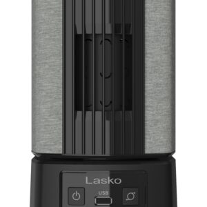 Lasko SlumberBreeze SB100 Personal Fan with White Noise, 2-Speed, Black