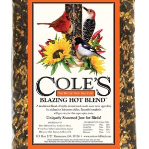 Cole's Blazing Hot Blend BH10 Blended Bird Seed, 10 lb Bag