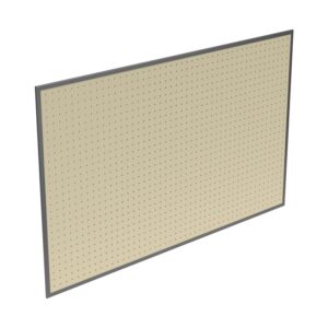 Lozier XP430P.1H1 Extended Pegboard Panel, 4 ft OAW, 30 in OAH, Aluminum