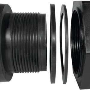 Green Leaf TF 150 P-E Tank Fitting, 1-1/2 in, FPT, Polypropylene