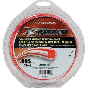 Arnold Xtreme Professional WLX-H95 Trimmer Line, 0.095 in Dia, 100 ft L, Monofilament