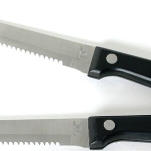 Chef Craft 21132 Steak Knife Set, 4-1/2 in L Blade, Stainless Steel Blade