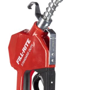 Fill-Rite SD SDN075RAN Automatic Gasoline Spout Nozzle, 3/4 in, NPT, 14.5 gpm, Cast Aluminum, Red