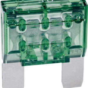 Bussmann BP/MAX-30-RP Automotive Fuse, 1 kA Interrupt, Blade Fuse, 32 VDC, 30 A