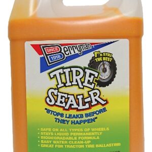 Berryman 1301 Tire Sealer, 1 gal Bottle with Pump, Liquid, Practically Odorless
