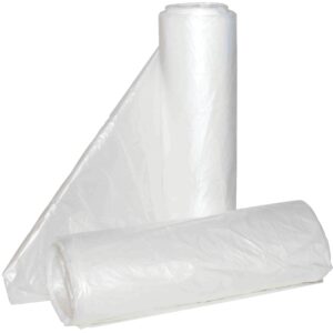 ALUF Plastics Hi-Lene Series HCR-334016C Anti-Microbial Coreless Can Liner, 33 gal, HDPE, Clear