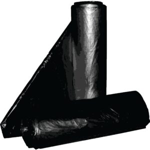 ALUF Plastics RCT-33X Royal Crown Top Liner, 33 gal, Black, 33 x 39 in, Metalocene Blend