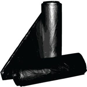ALUF Plastics RCT-45XX Royal Crown Top Liner, 45 gal, Black, 40 x 46 in, Metalocene Blend