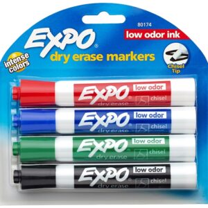 Expo 80174 Dry Erase Marker, Chisel Lead/Tip, Assorted Lead/Tip