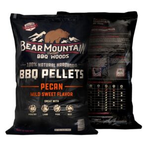 Bear Mountain FK19 Series BBQ Pellet, Pecan, 20 in L, Hardwood, 20 lb Bag